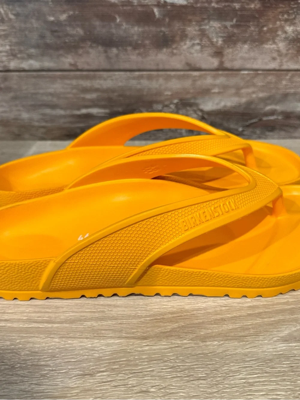 Birkenstock Bright Orange EVA Flip Flops